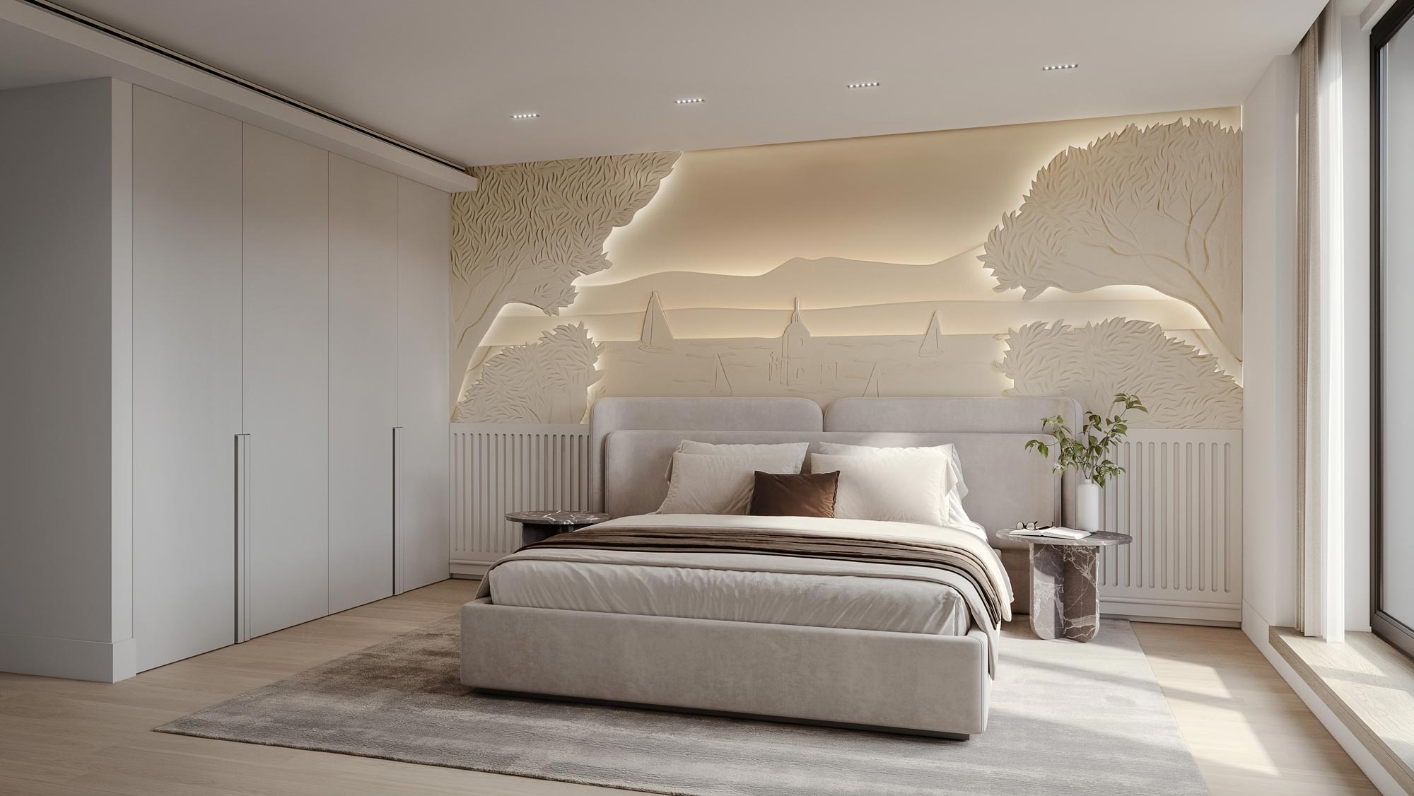 Marylebone Square公寓 开放式厨房